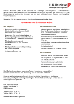 Karriere - Heinicke GmbH