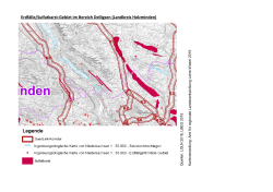 Erdfälle/Sulfatkarst-Gebiet im Bereich Delligsen (Landkreis