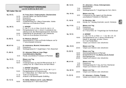 Gottesdienstordnung Dezember 2016
