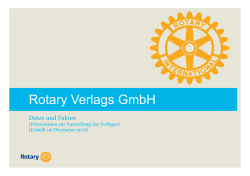 Rotary Verlags GmbH - Rotary in Deutschland