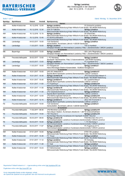 SpVgg Landshut Alle Vereinsspiele in der Übersicht Zeit
