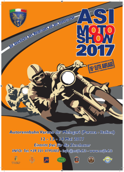 13 - 14 Mai 2017 Die Geschichte des Motorrades auf der Rennstrecke