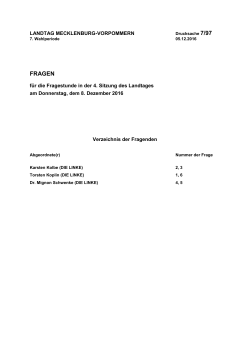 Drucksache 7/97