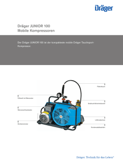 Dr&auml;ger JUNIOR 100 Mobile Kompressoren