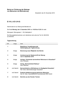 einladung - D&uuml;sseldorf