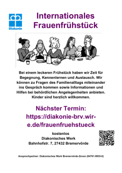 Internationales Frauenfr&uuml;hst&uuml;ck