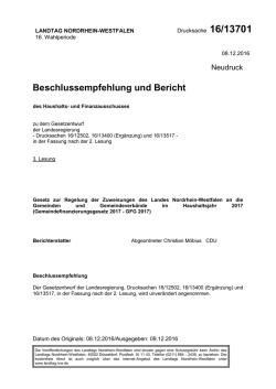 Drucksache 16/13701