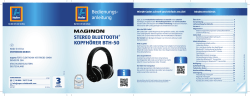 stereo bluetooth® kopfhörer bth-50