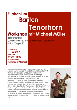 Workshop Michael Müller Flyer.pptx - Blasmusik