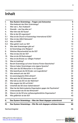 Inhaltsverzeichnis