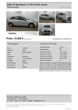 Inserat drucken - Autohaus Käsmann