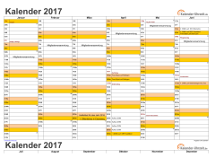 Kalender 2017 Kalender 2017
