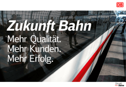 Zukunft Bahn - Deutsche Bahn