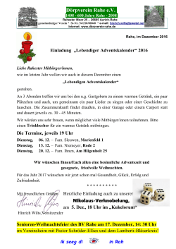 D&ouml;rpverein Rahe e.V.