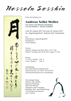 Hesseln Sesshin - Zen