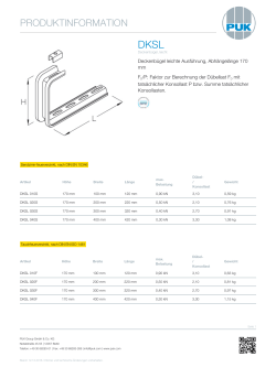 Datenblatt - PUK Group GmbH