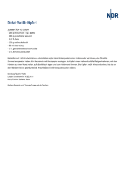Dinkel-Vanille-Kipferl