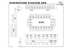 資料2 座席表(PDF形式, 57.06KB)