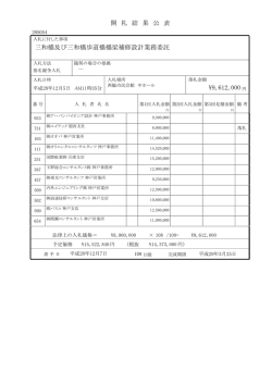 三和橋及び三和橋歩道橋橋梁補修設計業務委託（PDF：47.2KB）