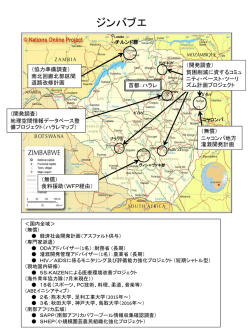 対ジンバブエ経済協力地図