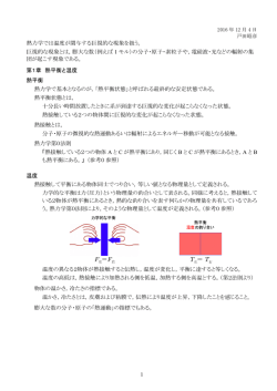 熱力学 まとめ