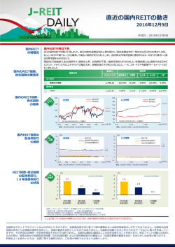 J-REIT DAILY 12/09号