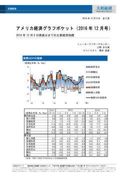 アメリカ経済グラフポケット（2016 年 12 月号）