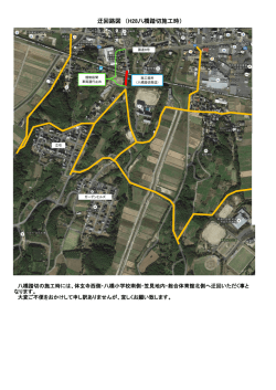 迂回路図 （H28八橋踏切施工時）