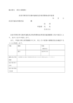 障害者自動車免許取得費助成申請書 (ファイル名