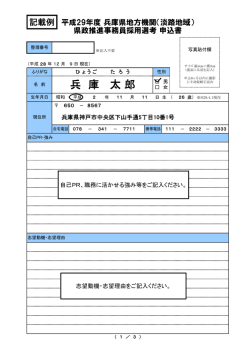 記載例 - 兵庫県