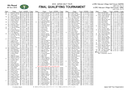 final qualifying tournament