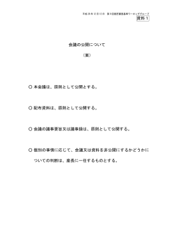 会議の公開について（案）（PDF：28KB）