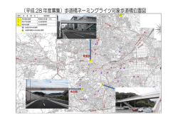 （平成 28 年度募集）歩道橋ネーミングライツ対象歩道橋位置図