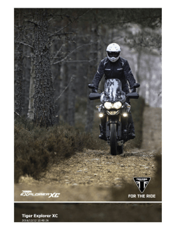 Tiger Explorer XC - Triumph Motorcycles