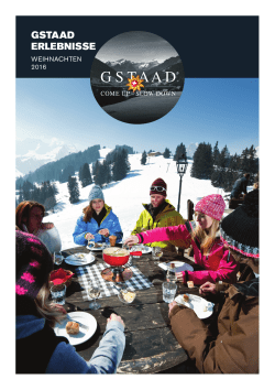 Gstaad ErlEbnissE