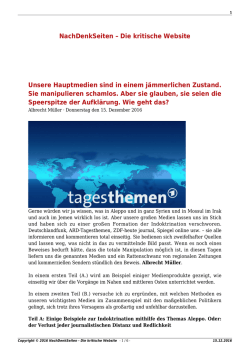 NachDenkSeiten – Die kritische Website