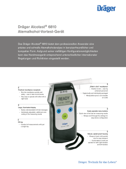 Dr&auml;ger Alcotest &reg; 6810