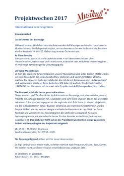 Informationen zum Programm im PDF