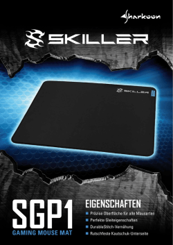 eigenschaften sgp gaming mouse mat