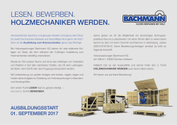Jobs - Holzverpackung Bachmann