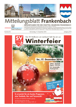 Winterfeier - lokalmatador.de