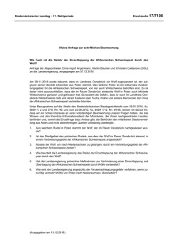 Drucksachen allgemein - Nieders&auml;chsischer Landtag