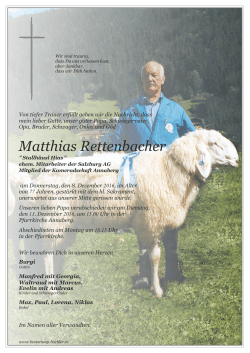 Parte Rettenbacher Matthias
