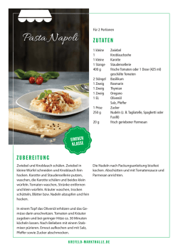 Pasta Napoli