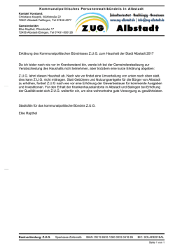 Erklärung ZUG