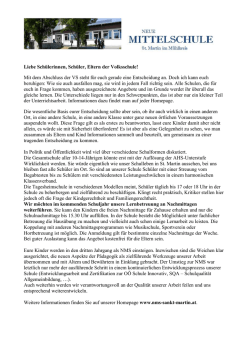 Informationen VS