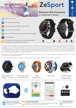Multisport GPS Smartwatch im elegantem Design