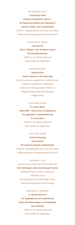 Donnerstag, 26. Januar Thomas Klaus Jacob