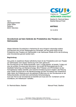 Grundschule auf dem Gel&auml;nde der Probeb&uuml;hne des Theaters
