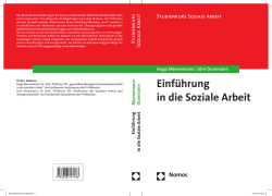 Einf&uuml;hrung in die Soziale Arbeit